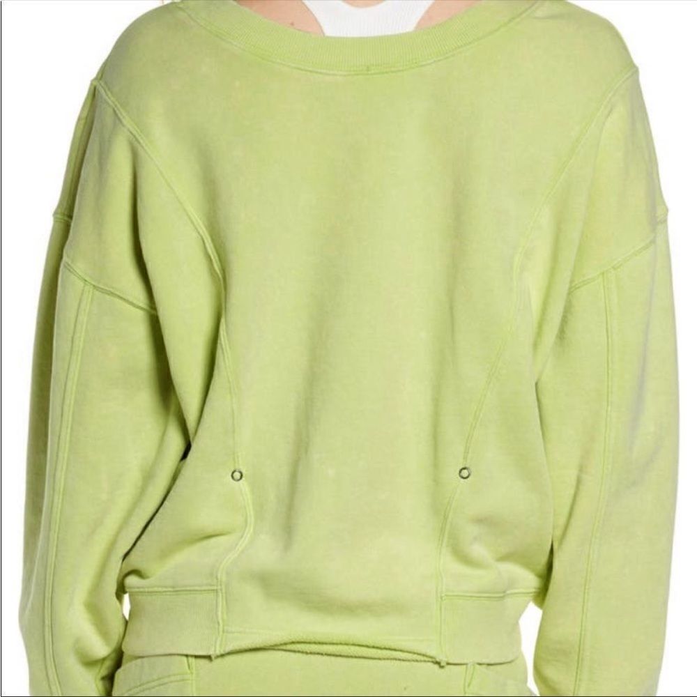 Free people FP Women’s movement go for gold reversible sweatshirt size S, NWT - Picture 2 of 16